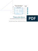 Tabla de Tipos de Datos