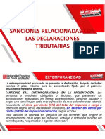 7 - Sanciones A Las Declaraciones Tributarias