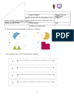 Prueba Fracciones Cuarto Basico