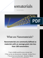 Nanomaterials Presentation