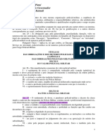 Normas sobre cargos e deveres de policiais militares no Piauí