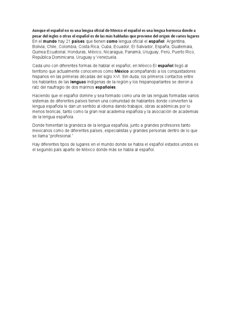 Speak Spanish | PDF