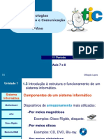 Introdução à estrutura e funcionamento de um sistema informático