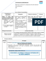 Activ. Ciencia y Tec - Contaminación Medio Ambiente (29 Set.)