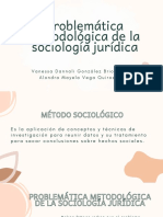Problemática metodológica sociología jurídica