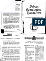 Genealogia Paulista vol 00 Indice