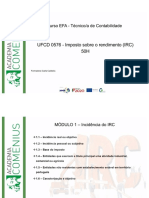 M1.1 - 0576_CC_COMEN_IRC - Imposto Sobre o Rendimento - PPT - EFA