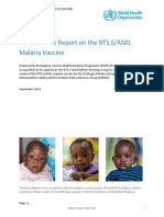 Full Evidence Report On The Rtss As01 Malaria Vaccine For Sage Mpag (Sept2021)