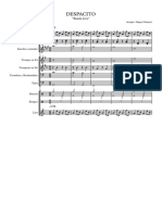 DESPACITO - Partitura y Partes