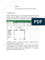 Lista - Excel Algumas Fórmulas