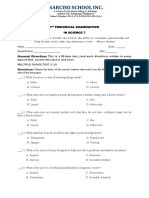 Grade7-1st Periodical Examination Science7