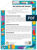 Actividades de Lectura de Verano