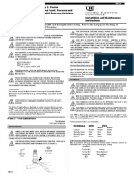 United Electric Series 12 PS Adjustment Data