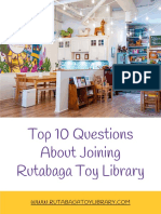 Top 10 Questions About Rutabaga Toy Library