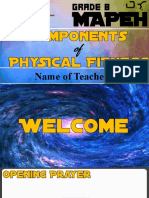 COMPONENTs of PHYSICAL FITNESS