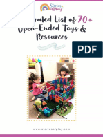 My Curated List of 70+ Open-Ended Toys & Resources
