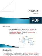 Práctica 8. Destilación Simple y Fraccionada