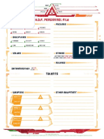 STA Klingon Character Sheets