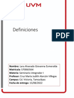 Definiciones - Lara Alvarado