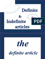 Definite and Indefinite Articles