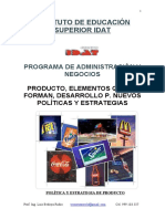 POLÍTICA Y ESTRATEGIA DE PRODUCTO_MARKETING 2