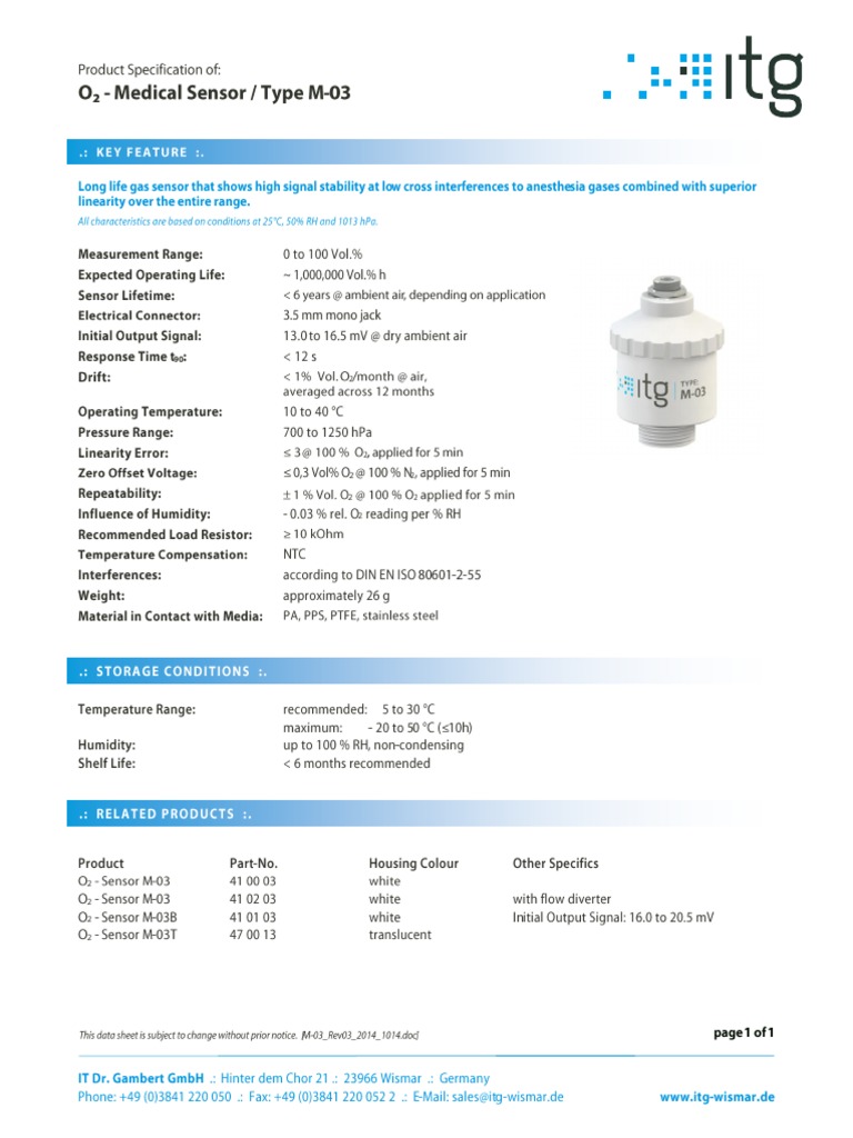 M-03 Spec | PDF
