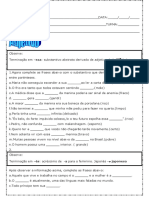 Aprendendo sobre adjetivos e substantivos derivados