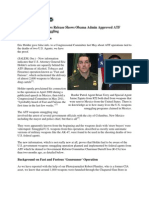 DOJ News Release Shows Obama Admin Approved ATF Mexico Weapons Smuggling