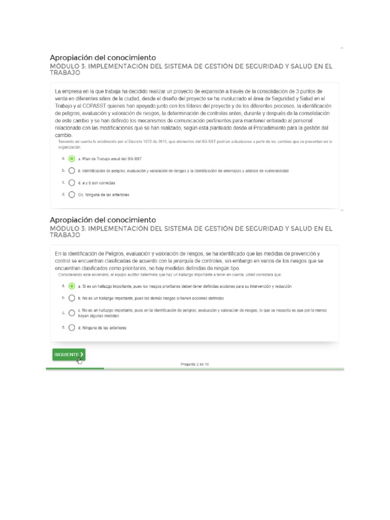 Evaluacion Modulo 3 Curso 50 Horas Unipymes