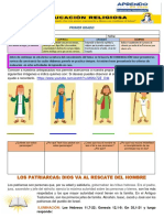 Primer Grado: Los Patriarcas: Dios Va Al Rescate Del Hombre