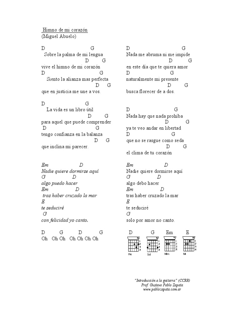 Himno de Mi Corazon PDF