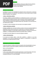 Clau METODOLOGÍA DE LA INVESTIOGACIÓN