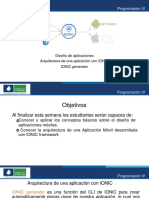Arquitectura de Aplicaciones Con Ionic