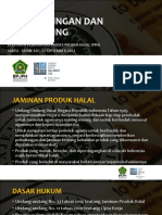 Pendampingan Dan Pendamping: Pelatihan Pendamping Proses Produk Halal (PPH) Sabtu - Senin, 10 - 12 September 2022