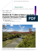 Buscan Hombre Se Lanzó Del Puente Hermanos Patiño - Diario Libre
