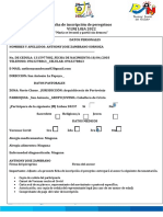 Ficha de Inscripción Oficial Vi JNJ