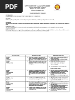 Syllabus in Therapeutic Modalities