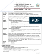 Q1 Learning Module 3 - Cle - Ve 7: SACRED Heart High School of Itogon, Inc