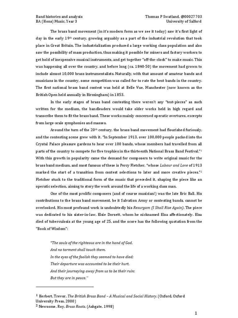 Essay brass band 02 picture