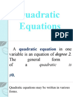 File 2 Intro To Quadratic Equation