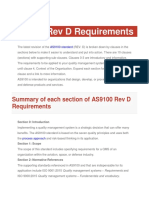 AS9100 Rev D Requirements