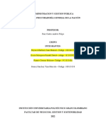 Entrega 1 Administracion y Gestion Publica - Entidad Procuraduria General de La Nacion