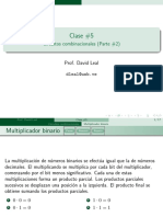 Circuitos combinacionales (Parte #2