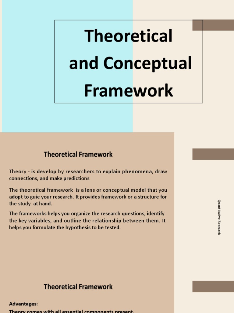 Theoretical and Conceptual Framework | PDF | Theory | Behaviorism