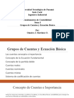 Concepto de Cuentas, Ecuación Básica, Partida Doble