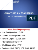 Bài 3.2. Bảo vệ tầng ứng dụng