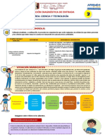 Evaluación diagnóstica de entrada para indagar sobre el hierro en los alimentos mediante imanes