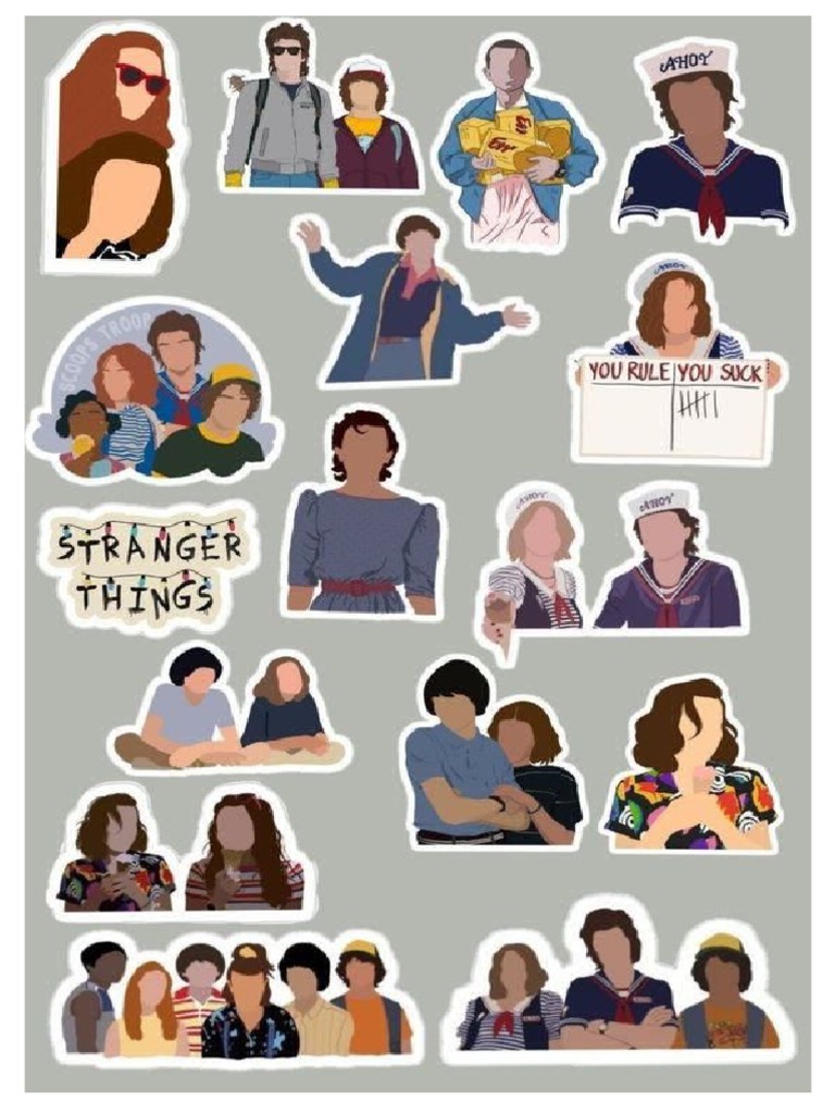 Stickers de Stranger Things | PDF