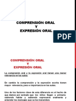 Comprensión Oral y Expresión Oral