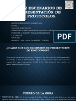 3.2 Escenarios de Presentación de Protocolos